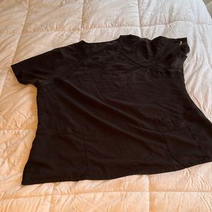 WORN A LOT !!! Still a ton of life left !! Greys Anatomy 3X Black Scrub Top